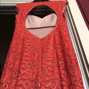 Coral Sexy Sheek Dress Perfect for Weddings/Prom